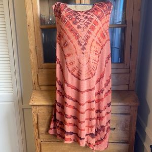 Raquel Allegra Summer Tie-Dye Tank Dress NWT